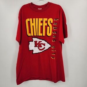 Locker Line Vintage Graphic Tee NFL Kansas City Chiefs Tee Red 1996 Adult XXL